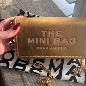 Marc Jacobs Metallic Gold Mini Bag